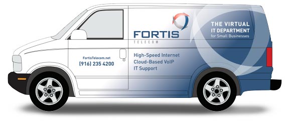 Fortis IT Support & VoIP Service Van