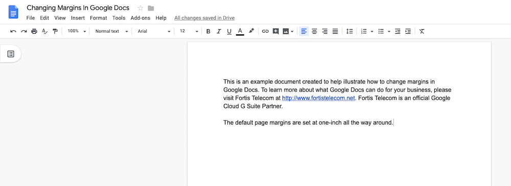 How to Change Margins in Google Docs