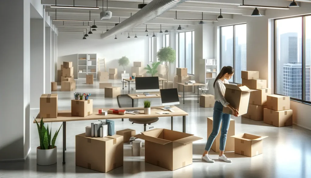 Packing Boxes for Business Relocation